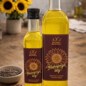 Hidegen sajtolt napraforgóolaj